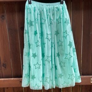Green star skirt
